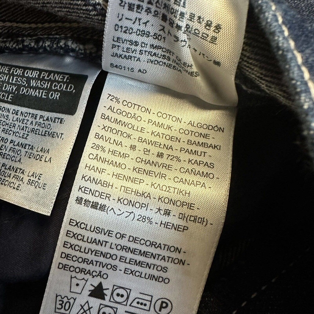 Levi's Dark Blue Midi Skirt - Picture 10 of 10